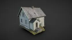 Abandoned House 03 (With Basic Interior)