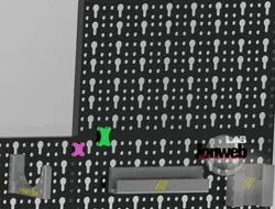 Clips for Parkside wall panel (vertical & horizontal)