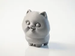 Creality Cloud | Cute Dog Figurine Chibi Animal 3D Printable | ملفات الطابعة ثلاثية الأبعاد