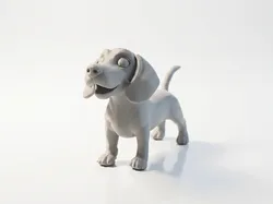 Creality Cloud | Cute Dog Figurine Chibi Pet 3D Printable | ملفات الطابعة ثلاثية الأبعاد