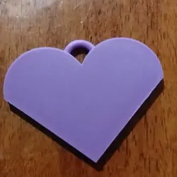 Creality Cloud | keychain heart | ملفات الطابعة ثلاثية الأبعاد