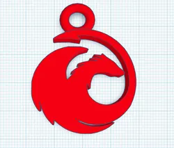dragon keychain