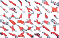 Extended Set of Wooden Train Track with 50+ Unique Pieces