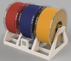 Ikea 22l Samla Spoolholder 3x (also for smaller Printers)