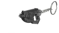 Keychain - Tracer Blaster - Overwatch - Printable - STL files 3D Print Model in Keychains 447933