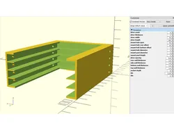 Parametric Multiple SSD / Hard Drive Holding Bracket / Sled