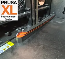 Prusa XL series: Antiresonance integrated steel sheet holder (curved) (Update: Added 3 sheet version)