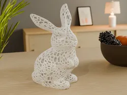 Voronoi Easter Bunny