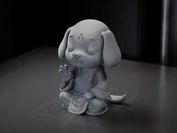 Creality Cloud | Zen Dog Buddha Meditation Figurine 3D Printable | ملفات الطابعة ثلاثية الأبعاد