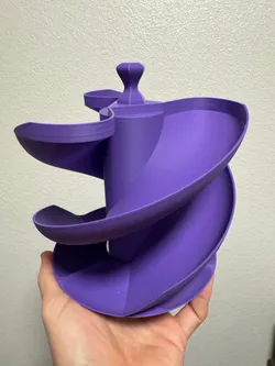 Egg storage spiral basket