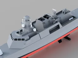 Fișiere pentru imprimante 3D | Fișier 3MF | MILGEM 护卫舰-遥控船