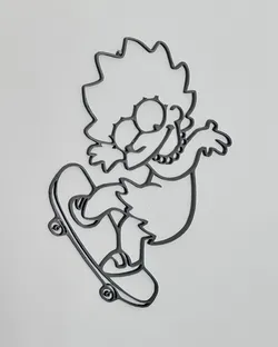 Lisa Simpson Wallart #GirlPower