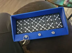 Radio style key holder