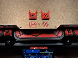 Voron 2.4R2 LDO Thumb Nuts Mounting Stop-LDO-Voron logo remix