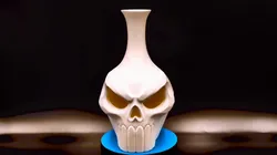 3D printer bestanden | 3MF | Skull Vase - No Supports