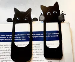 Angry Cat & Peeking Kitten Bookmarks