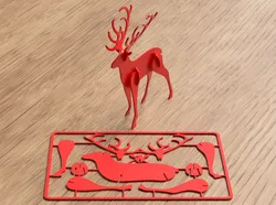 Christmas Deer kit card