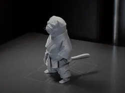 Creality Cloud | Dog Fu Martial Arts Animal Figurine 3D Printable | ملفات الطابعة ثلاثية الأبعاد