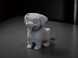 Creality Cloud | Happy Pup Dog Figurine Animals 3D Printable | ملفات الطابعة ثلاثية الأبعاد