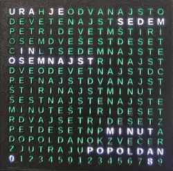 Customizable Word clock