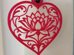 Fișiere pentru imprimante 3D | Fișier 3MF | porte clef lotus