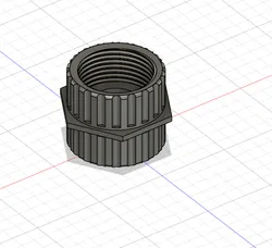 Gardenhose 3/4" female thread adapter