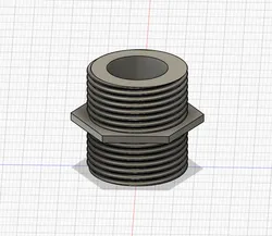 Gardenhose 3/4" male thread adapter