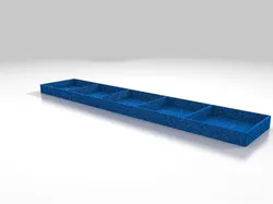 Minimal XYZ calibration cube tray
