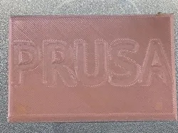 Prusa Printbed Scraper (Business Card Size)