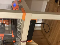 PSU holder (black) for IKEA LACK