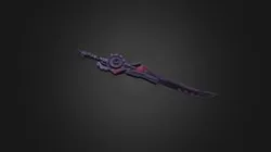 Scifi sword-Low Poly