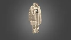 Sheepskin Wool Patchwork Coat Set