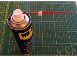 Spray Can Straw Holder / Mount - Universal - Magnetic e.g. for WD-40 cans