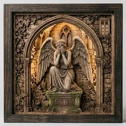 Weeping Angel Tile -Angelica