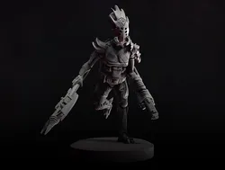 Alien Warrior Hunter 3D Print Model in Figurines 584428