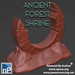 Ancient Forest Shrine Free 3D Print Model in Game Accessories 584252