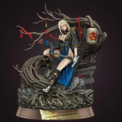 Android 18 Samurai Dragon Ball 3D Print Model in Woman 583771