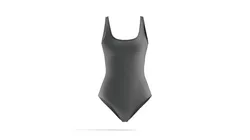 Beach Women Black Swimsuit - female sunbath swim bodysuit