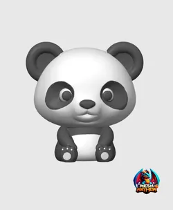 Board Games & Card Games STL تنزيل - Cute Panda - Mesh Mayhem