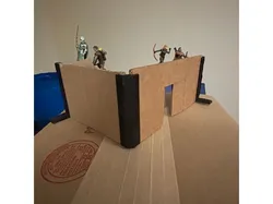 Cardboard Terrain - Palisade Stand - Corner Piece