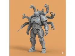 Dark Gothic Grimdark Executioner Miniature STL