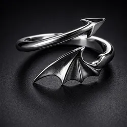 Devil Wing Arrow Wrap Ring