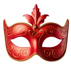 Elegant Venetian Mask - Decorative 3D Model