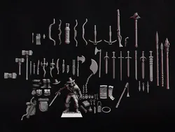 Fantasy parts and weapons 3D Print Model in Figurines 584423