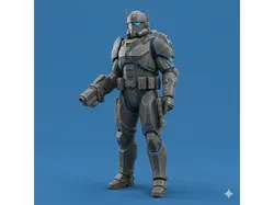 Grimdark Dark Future Elite Enforcer Miniature ,Wargaming