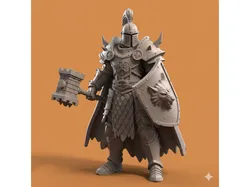 Grimdark Sci-Fi Veteran Enforcer Miniature