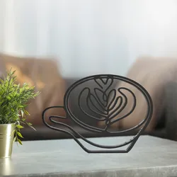 Home Decorations & Ornaments STL Download - Desktop Line Art - Coffeeby OALPO