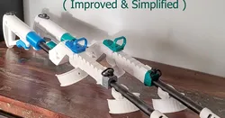 Magnetic Gunstock for Oculus Quest 2 (Improved & Simplified)
