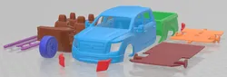 Nissan Titan XD Pro 4x 2016 Printable Car 3D Print Model in Automotive 585179