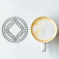 Other STL تنزيل - Coaster - Coffee And Tea - OALPO